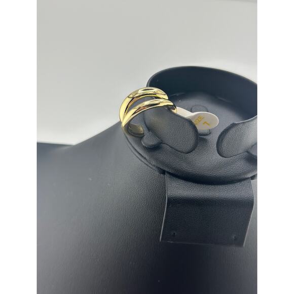 Loren Stewart x Curateur - Deux Open Band 14k Gold Plated Gold Ring Size 7 NWT - Picture 4 of 4